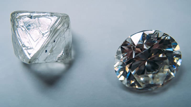 diamond before and after