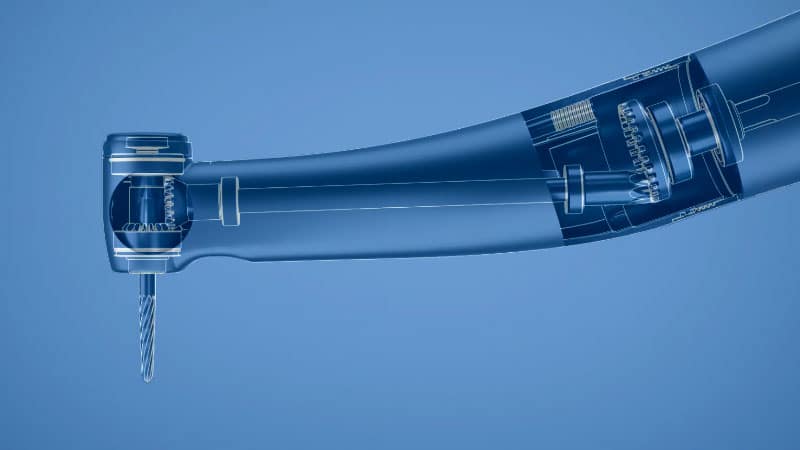 micro motor drill head