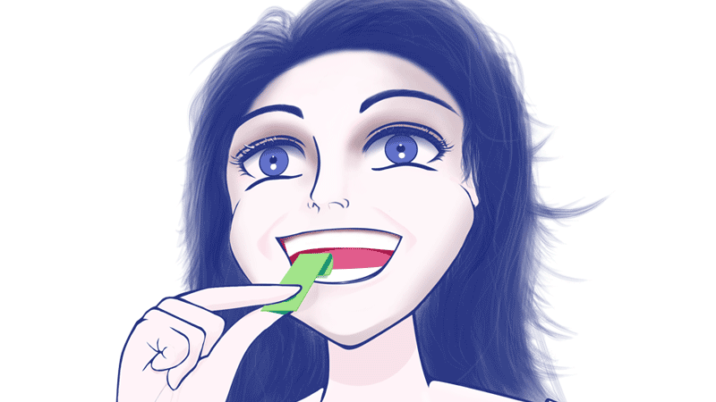 Chewing gum is good for your oral health